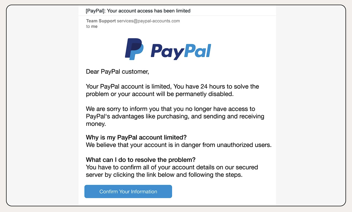 paypal scam example | CB | 1200x724