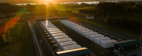 Aerial view of Glenbrook-Ohurua battery